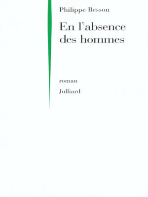 cover image of En l'absence des hommes